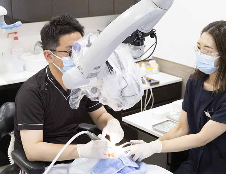 小岩（東京都江戸川区）の歯医者、笠原デンタルオフィスの精密根管治療